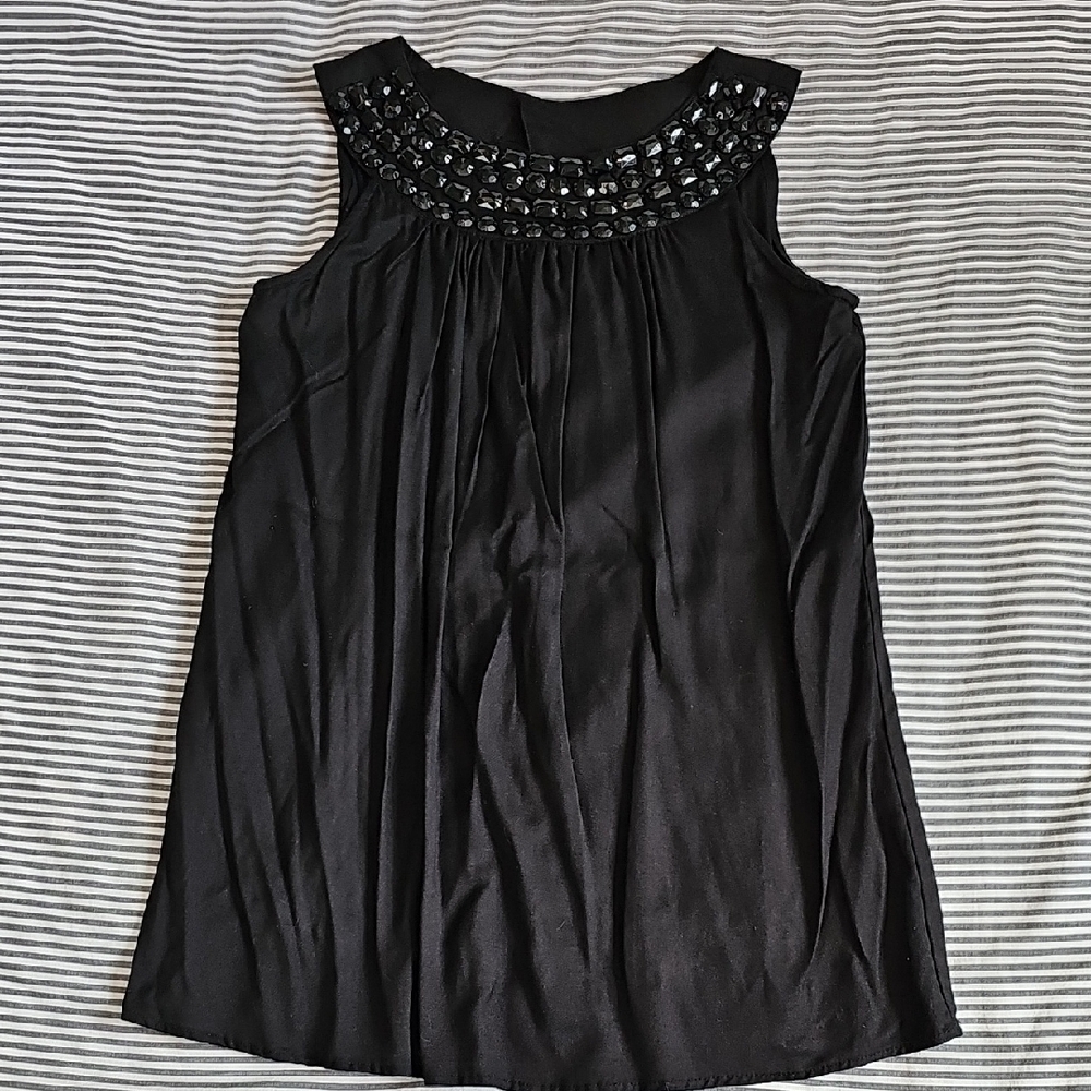 Elegant Black Sleeveless Top